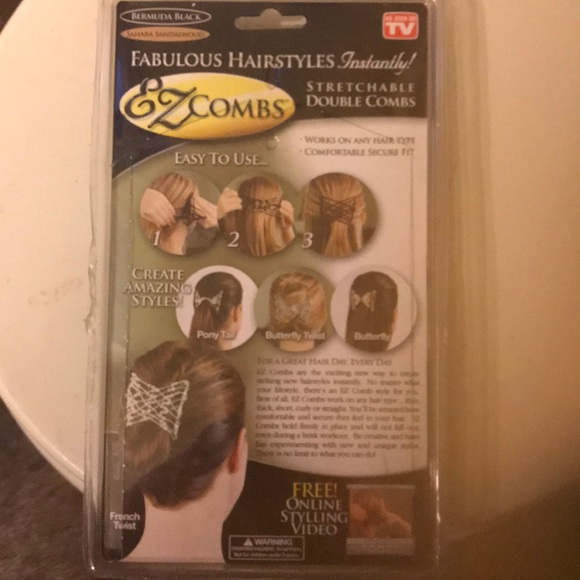 EZ Combs Stretchable Double Combs BRAND NEW - Picture 2 of 2
